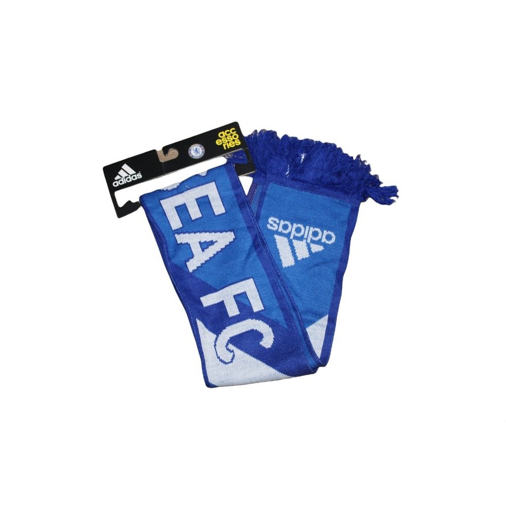 Adidas Chelsea FC Football Soccer Scarf Blue/White Brand New